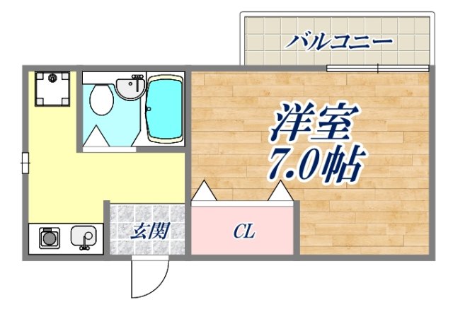 6階の間取り図