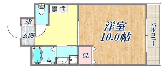 アーデン塚口 10階建て 1K 8万円の賃貸空室情報