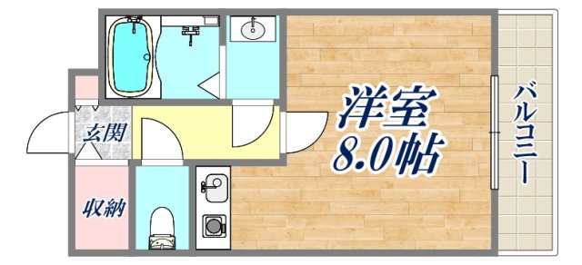 3階の間取り図