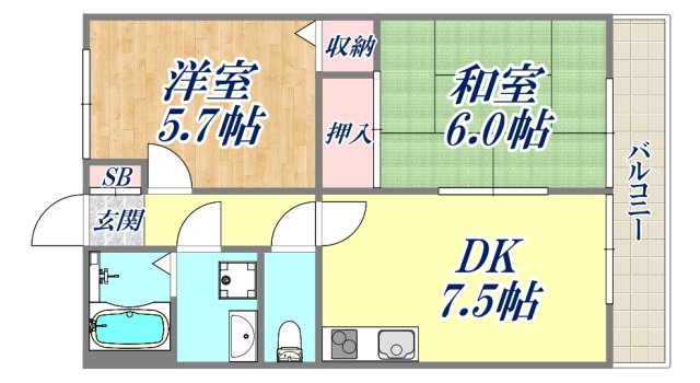 3階の間取り図