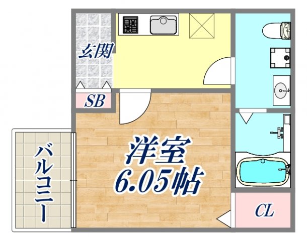 1階の間取り図