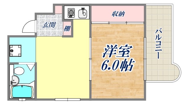 3階の間取り図