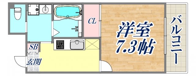 2階の間取り図