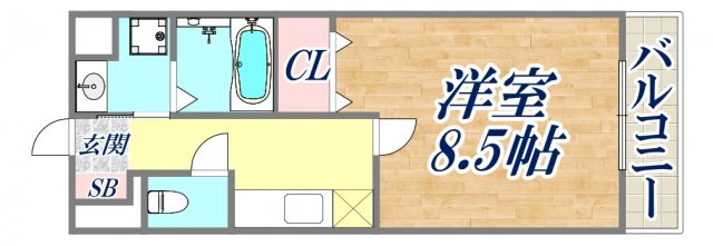 2階の間取り図