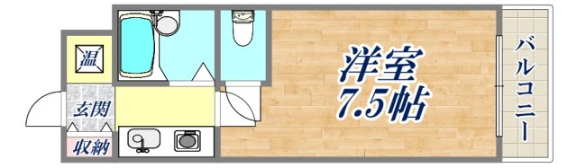 2階の間取り図