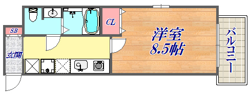 7階の間取り図