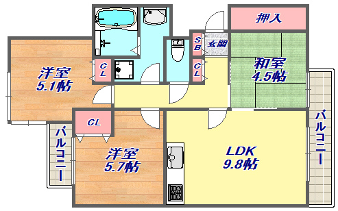 間取図
