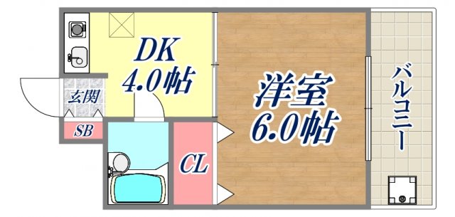 2階の間取り図