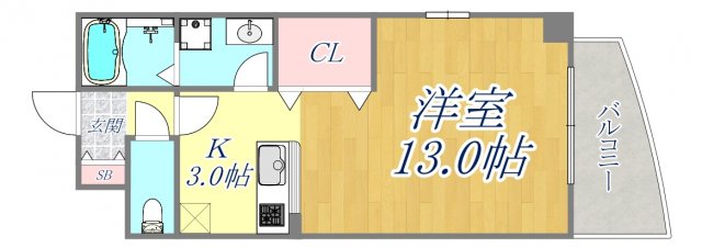 7階の間取り図