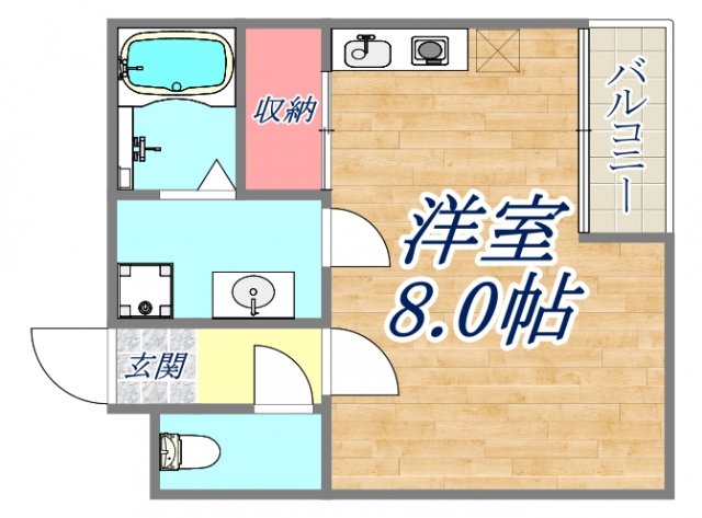 5階の間取り図