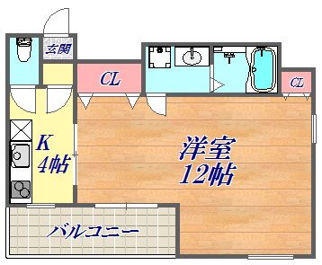 6階の間取り図