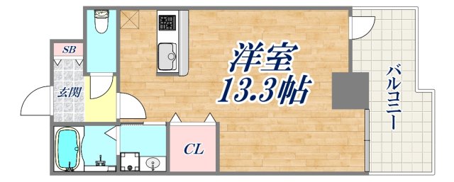7階の間取り図