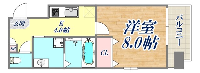 2階の間取り図