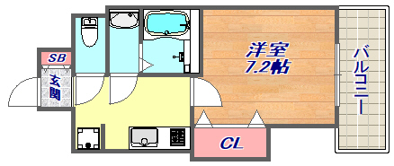 3階の間取り図