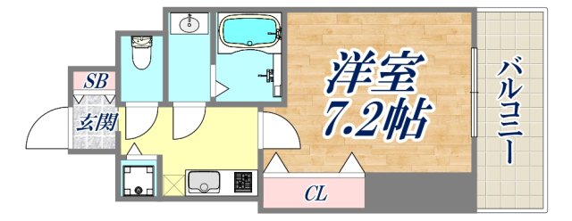 2階の間取り図