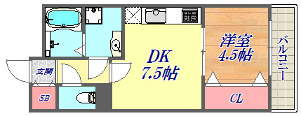 9階の間取り図