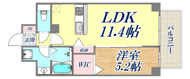 2階の間取り図