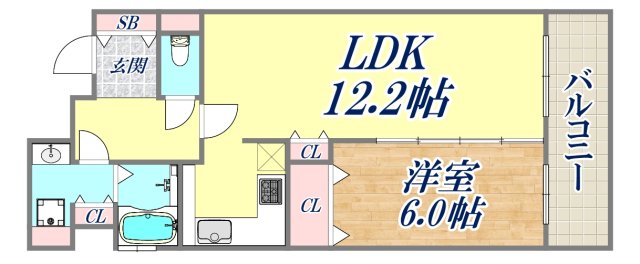 9階の間取り図