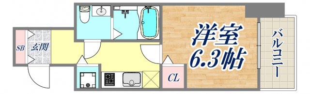 2階の間取り図