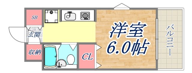 4階の間取り図