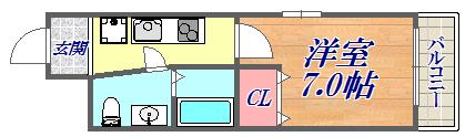 4階の間取り図