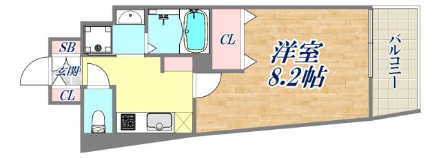 13階の間取り図