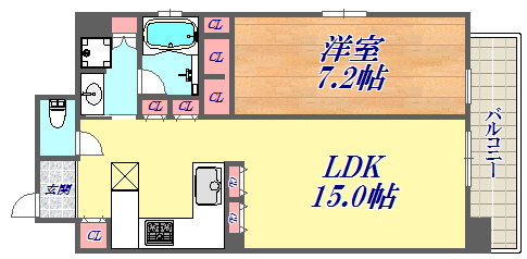 9階の間取り図