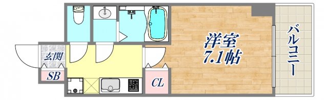 1階の間取り図