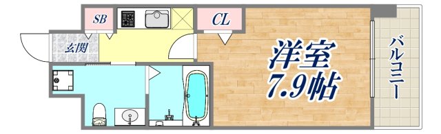 7階の間取り図