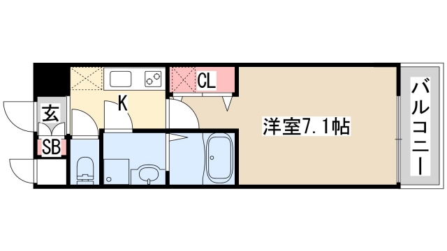 9階の間取り図