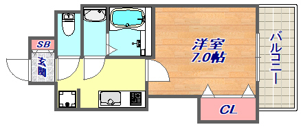 2階の間取り図