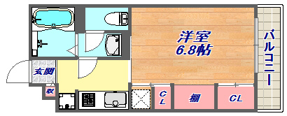 1階の間取り図