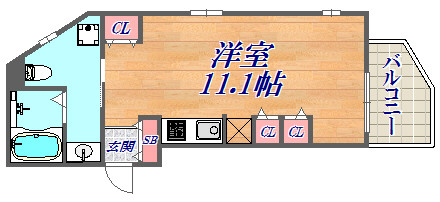5階の間取り図