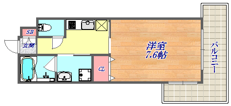 3階の間取り図