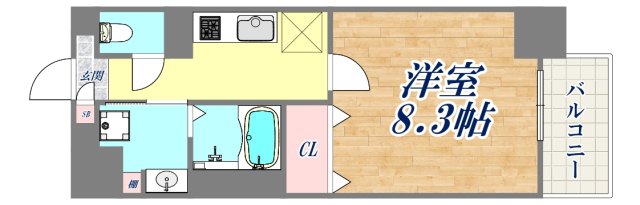 5階の間取り図