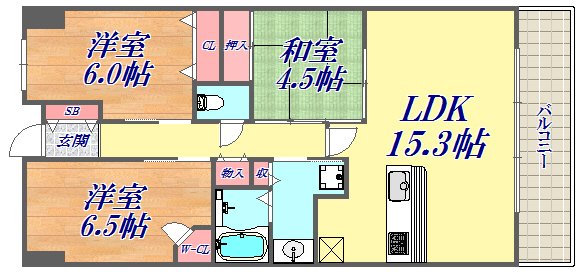 10階の間取り図