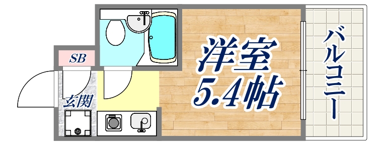 4階の間取り図