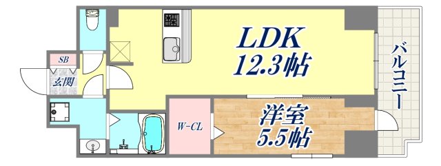 3階の間取り図