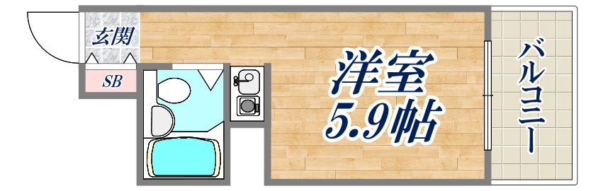 8階の間取り図