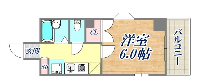 7階の間取り図