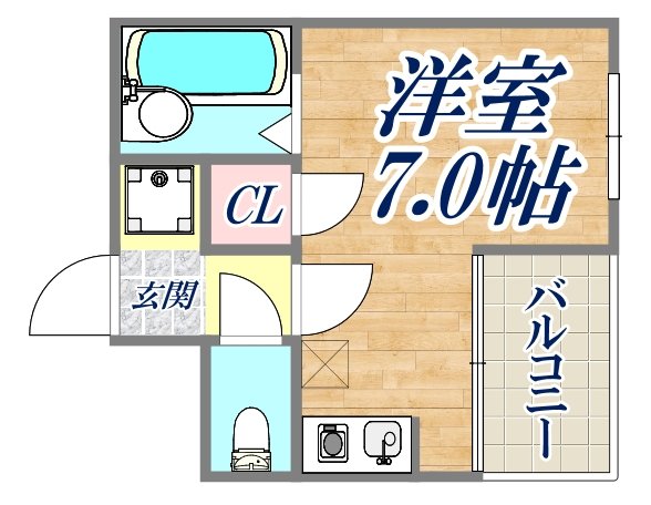 5階の間取り図