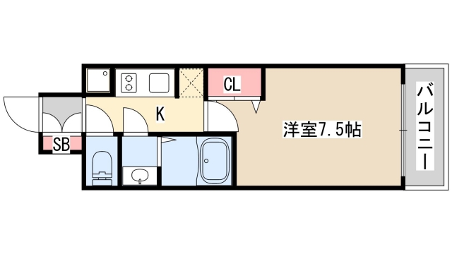 5階の間取り図