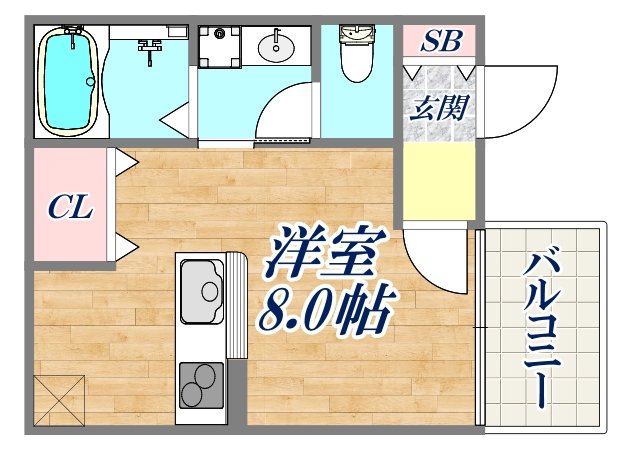 1階の間取り図