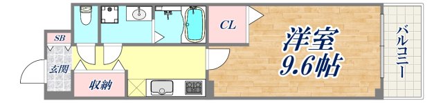 3階の間取り図