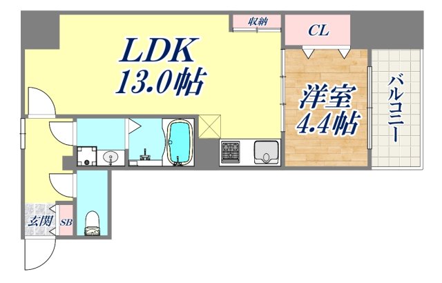 14階の間取り図