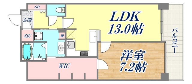 4階の間取り図