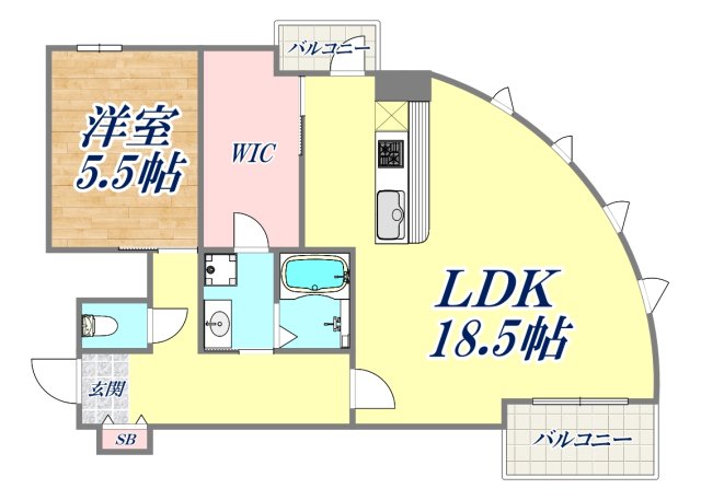 7階の間取り図