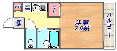 4階の間取り図