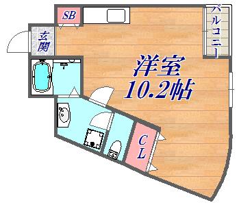 1階の間取り図