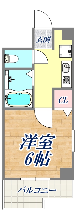 2階の間取り図